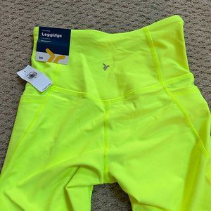 Old Navy High-Waisted PowerSoft 7/8-Length Leggings New Size XS